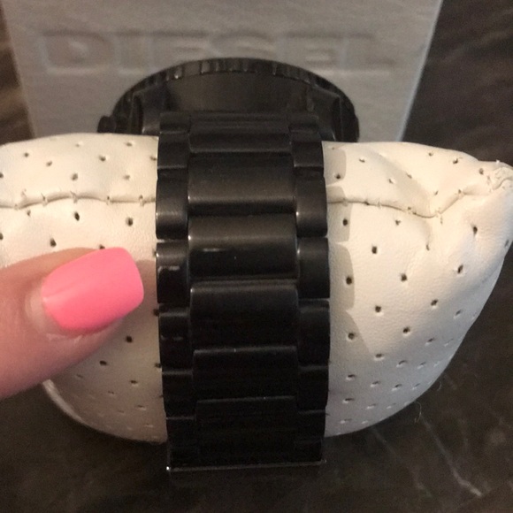 Diesel Men's Chrono Black PVD Bracelet Watch - Picture 6 of 8